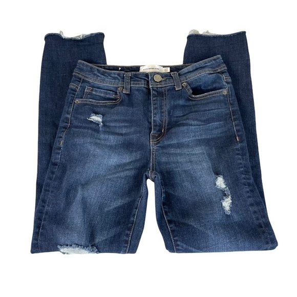 Never Dream Alone High Waisted Distressed Jeans - Picture 3 of 10